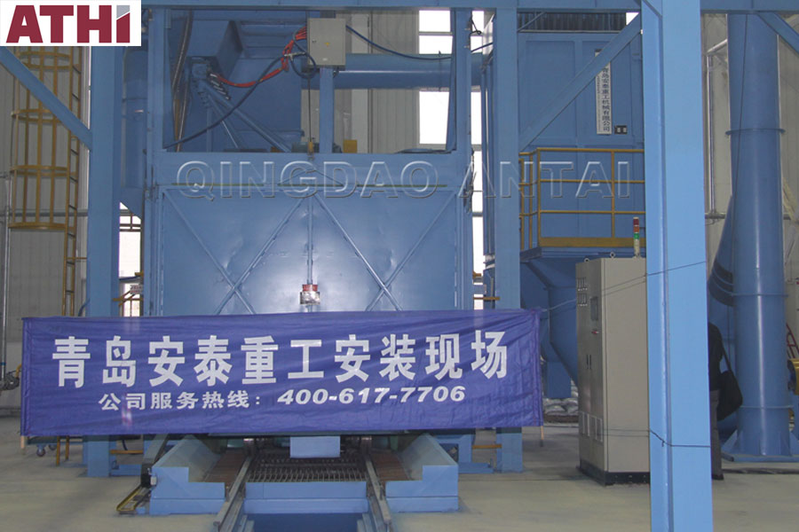 Q35- Rotary Table Shot Blasting Machine abrator/ shot blasting machine price from China manufacturer